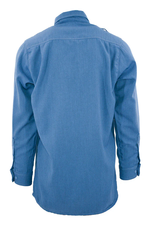 Lapco Men's FR 5.5oz DH Air Uniform Shirt - Medium Blue - DHS5MB-