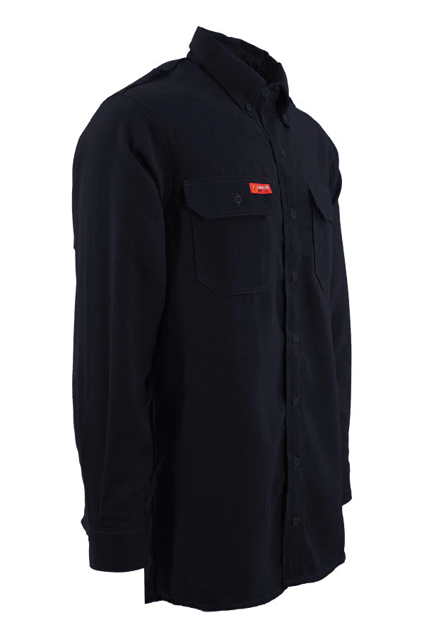 Lapco Men's FR 5.5 oz DH Air Uniform Shirt - Navy - DHS5NY-