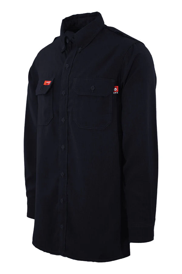 Lapco Men's FR 5.5 oz DH Air Uniform Shirt - Navy - DHS5NY-