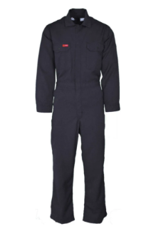 Lapco Mens FR 6.5oz Deluxe 2.0 Coverall - Navy FR,flame,fire,resistant,men,mens,boy,boys,blues,coverall,coveralls,overalls,overall,work,onesie,dark,blue,navy,indigo,midnight