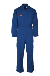Lapco Mens FR 6.5oz Deluxe 2.0 Coverall - Royal Blue FR,flame,fire,resistant,men,mens,boy,boys,blues,coverall,coveralls,overalls,overall,work,onesie,dark,blue,light,royal,indigo