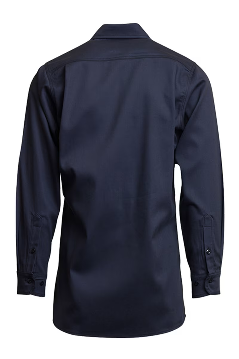 Lapco Men's FR 7 oz Uniform Shirt - Navy - INV7-