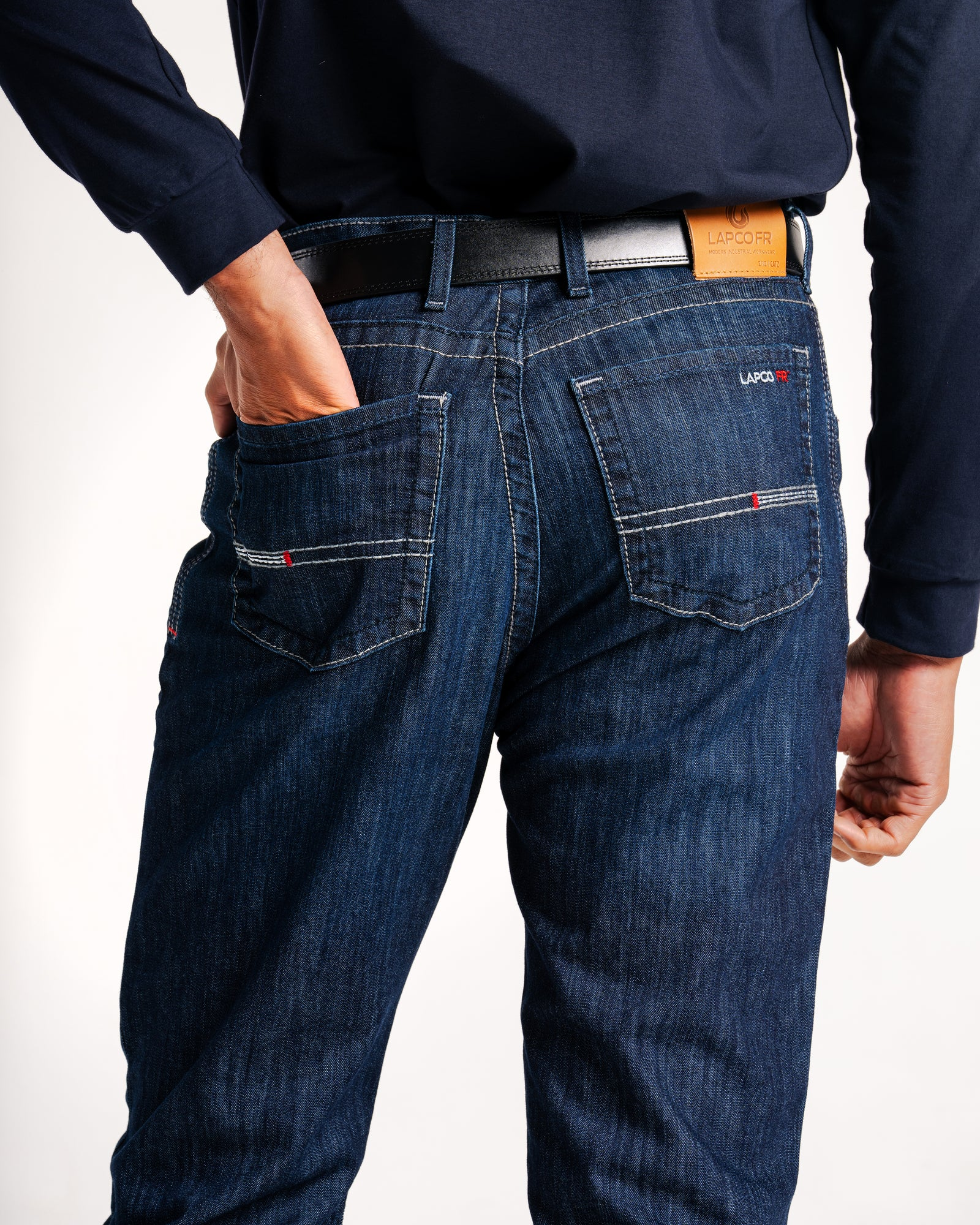 Lapco Mens FR Comfort Flex Jeans - Indigo Wash - P-INDFC11-