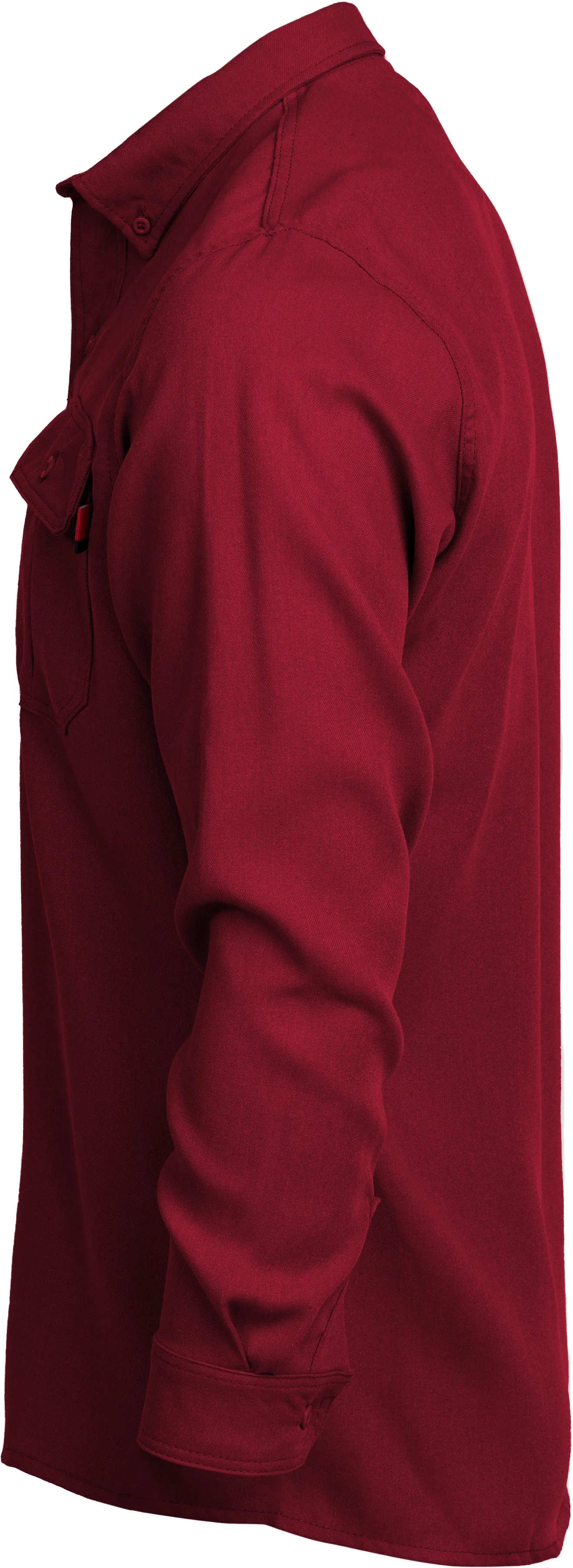 Lapco Mens FR Modern Uniform Shirt - Red - TCS5RE-