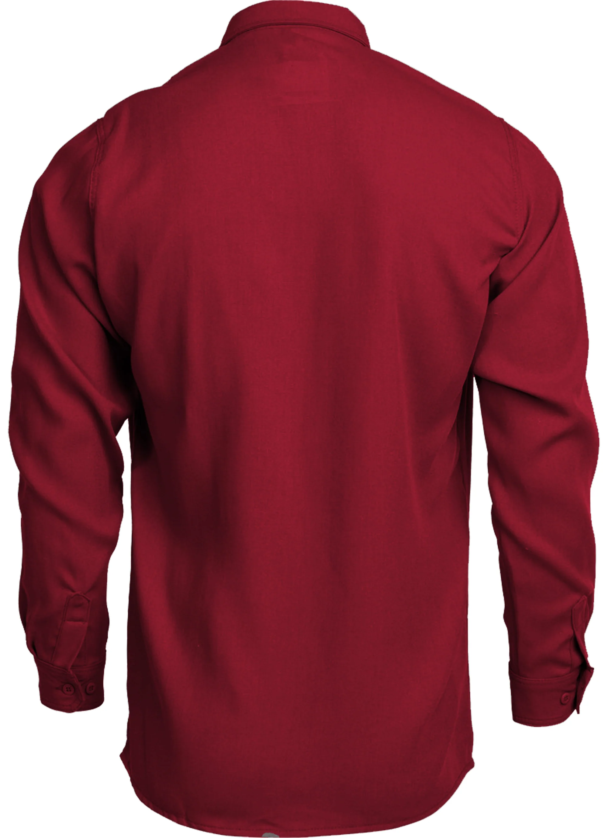 Lapco Mens FR Modern Uniform Shirt - Red - TCS5RE-