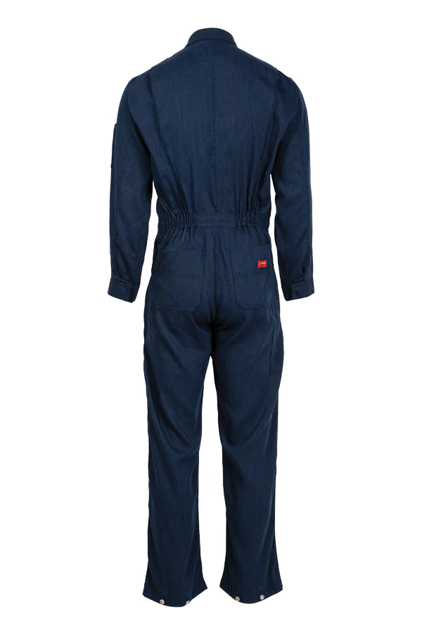 Lapco Men's TecaSafe 5oz FR Deluxe 2.0 Coverall - Denim Navy - TCCF5DN-