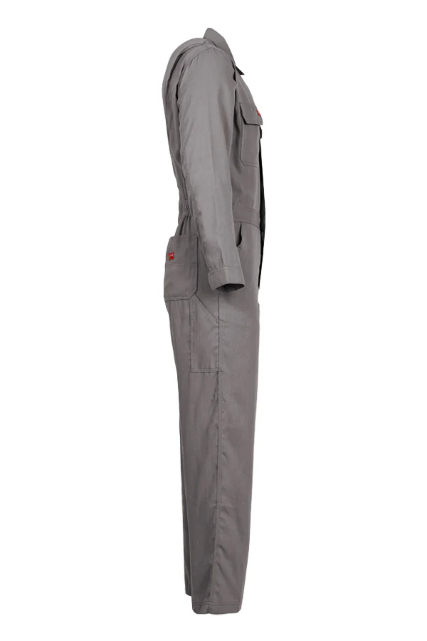 Lapco Men's TecaSafe 5oz FR Deluxe 2.0 Coverall - Grey - TCCF5GY-
