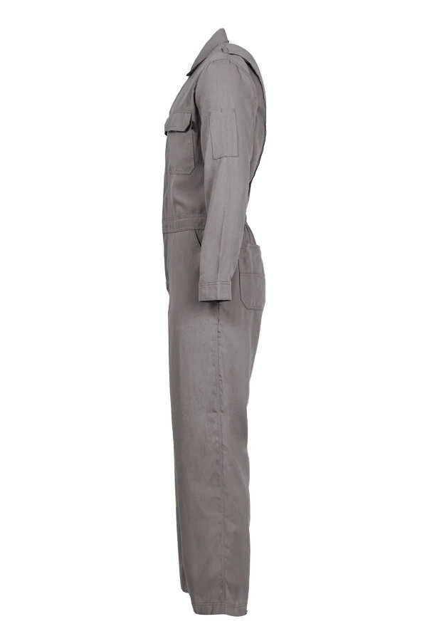 Lapco Men's TecaSafe 5oz FR Deluxe 2.0 Coverall - Grey - TCCF5GY-