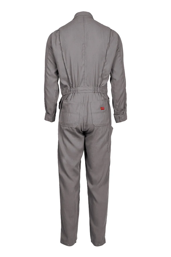Lapco Men's TecaSafe 5oz FR Deluxe 2.0 Coverall - Grey - TCCF5GY-