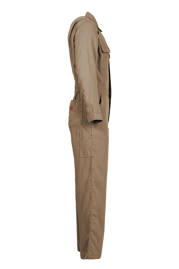 Lapco Men's TecaSafe 5oz FR Deluxe 2.0 Coverall - Khaki - TCCF5KH-