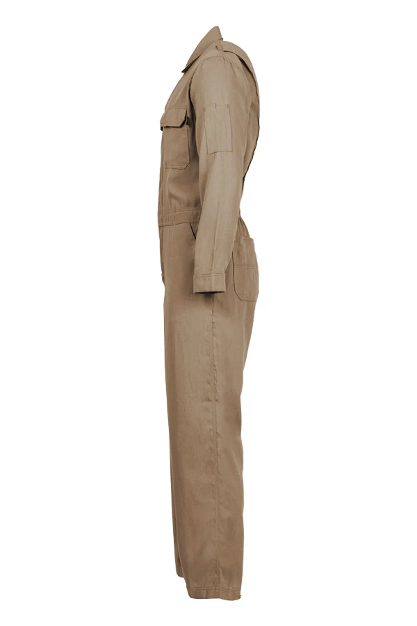 Lapco Men's TecaSafe 5oz FR Deluxe 2.0 Coverall - Khaki - TCCF5KH-