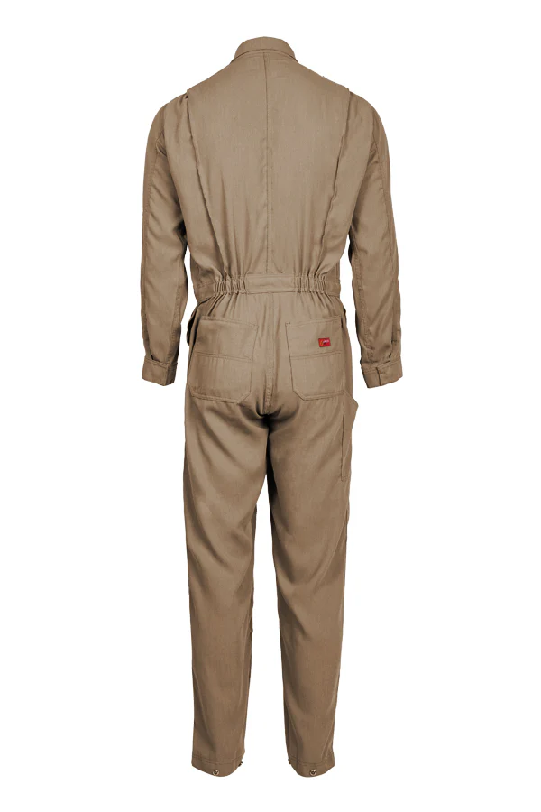 Lapco Men's TecaSafe 5oz FR Deluxe 2.0 Coverall - Khaki - TCCF5KH-