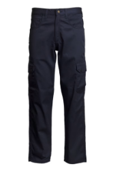 Lapco Mens 9 oz 100-Cotton FR Cargo Pants - Navy FR,fire,flame,resistant,retardant,men,boy,mens,boys,pant,pants,uniform,work,dark,navy,blue,indigo,midnight