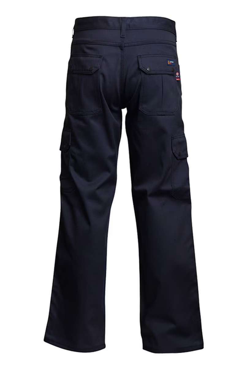 Lapco Mens 9 oz 100-Cotton FR Cargo Pants - Navy - P-INCNYT9-
