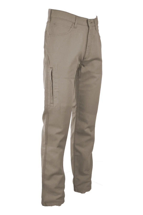 Lapco Mens 9 oz. Westex UltraSoft FR Canvas Jeans - Khaki - P-BWCJ85KH-
