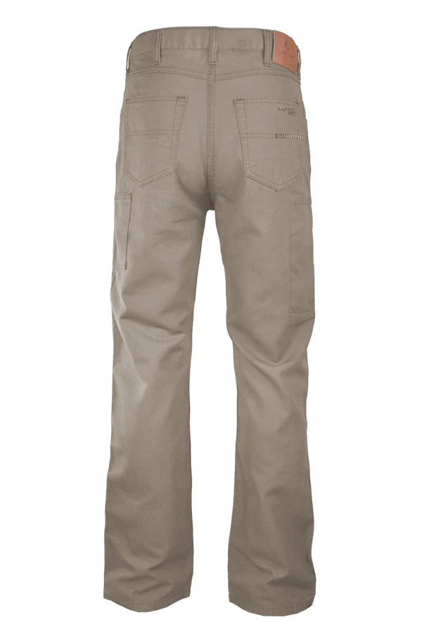Lapco Mens 9 oz. Westex UltraSoft FR Canvas Jeans - Khaki - P-BWCJ85KH-