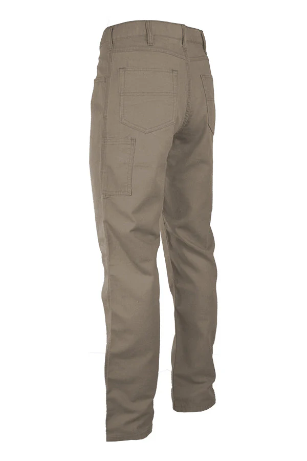 Lapco Mens 9 oz. Westex UltraSoft FR Canvas Jeans - Khaki - P-BWCJ85KH-