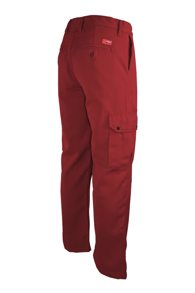 Lapco Mens FR 5oz. TecaSafe One Inherent Cargo Uniform Pants - Red - P-TCCP5RE-
