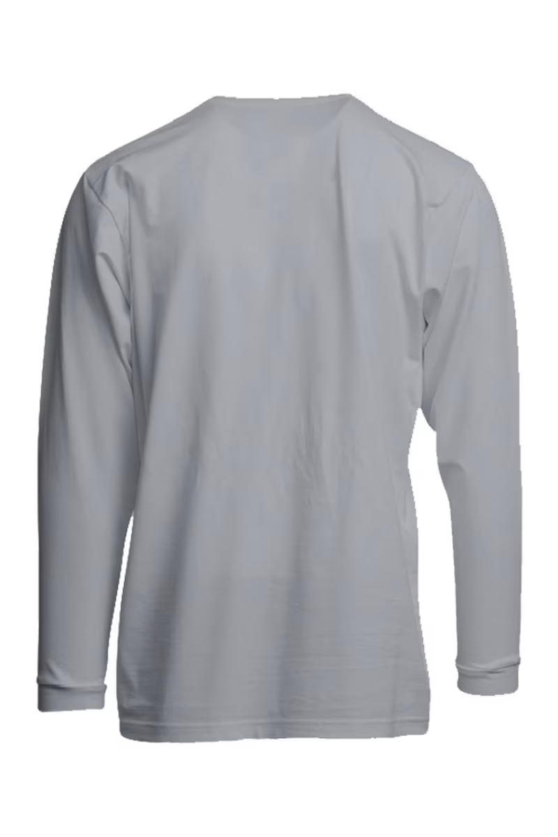 Lapco Mens FR 6oz 93/7 Pocket T-Shirt - Gray - FRT-USHLSP6GY-