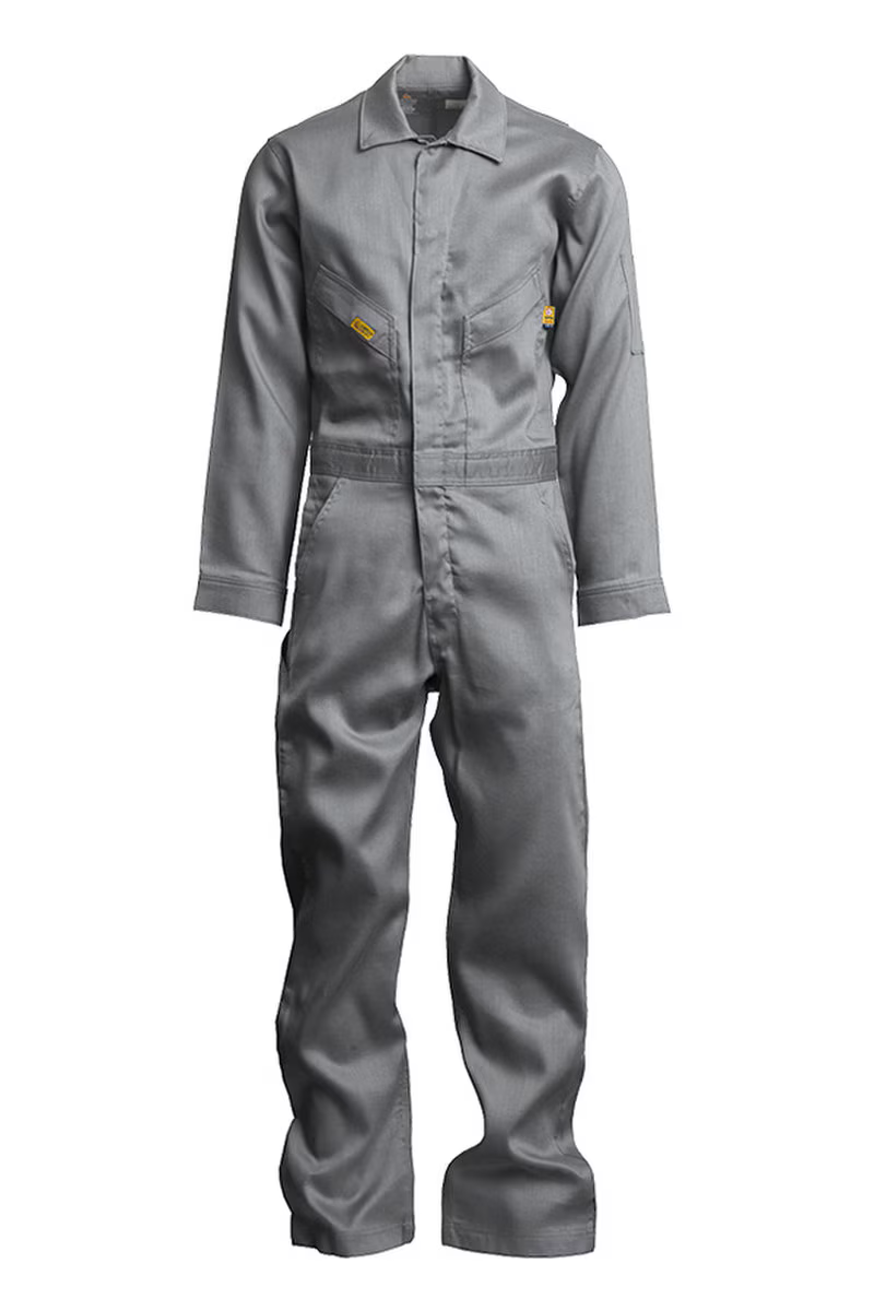 Lapco Mens FR Deluxe Lightweight Coveralls - Gray - GOCD6GY-