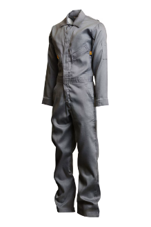 Lapco Mens FR Deluxe Lightweight Coveralls - Gray fr,flame,fire,resistant,retardant,men,mens,boys,boy,blues,coverall,coveralls,overall,overalls,dark,light,grey,gray,charcoal,iron,metal
