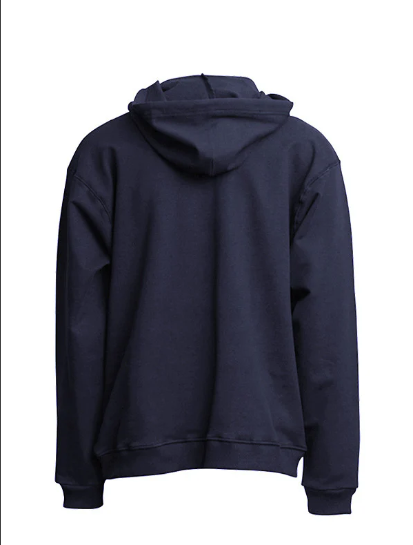 Lapco Mens FR Full Zip Hood Sweater - Navy - SWHFR14ZNY-