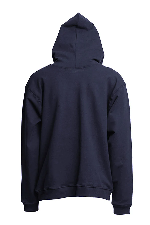 Lapco Mens FR Full Zip Hood Sweater - Navy - SWHFR14ZNY-