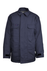 Lapco Mens FR Insulated Chore Coat with Windshield Technology - Navy winterwear,outerwear,fr,flame,fire,resistant,men,mens,boy,boys,jacket,coat,hoodie,sweatshirt,sweater,zipper,zip,front,dark,navy,midnight,indigo
