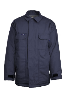 Lapco Mens FR Insulated Chore Coat with Windshield Technology - Navy winterwear,outerwear,fr,flame,fire,resistant,men,mens,boy,boys,jacket,coat,hoodie,sweatshirt,sweater,zipper,zip,front,dark,navy,midnight,indigo