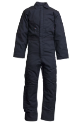 Lapco Mens FR Insulated Coverall with Windshield Technology - Navy fr,fire,flame,resistant,retardant,winterwear,outerwear,coverall,insulated,bib,warm,cold,men,mens,navy,indigo,midnight,blue