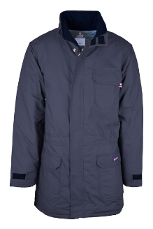 Lapco Mens FR Insulated Parka with Windshield Technology - Navy fr,fire,flame,resistant,retardant,men,mens,mens,boy,boys,winterwear,outerwear,jacket,parka,warm,coat,insulated,navy,blue,midnight,indigo