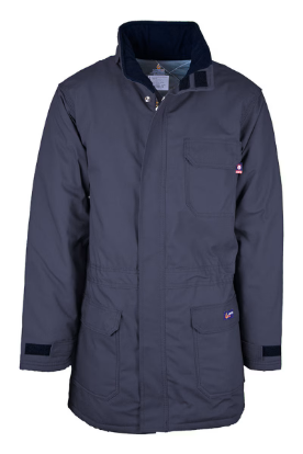 Lapco Mens FR Insulated Parka with Windshield Technology - Navy