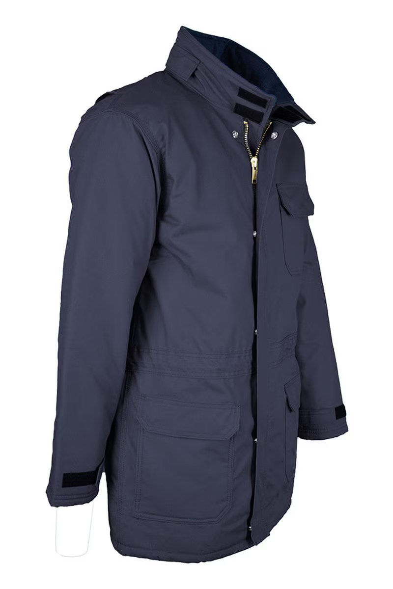 Lapco Mens FR Insulated Parka with Windshield Technology - Navy - PKFRWS9NY-