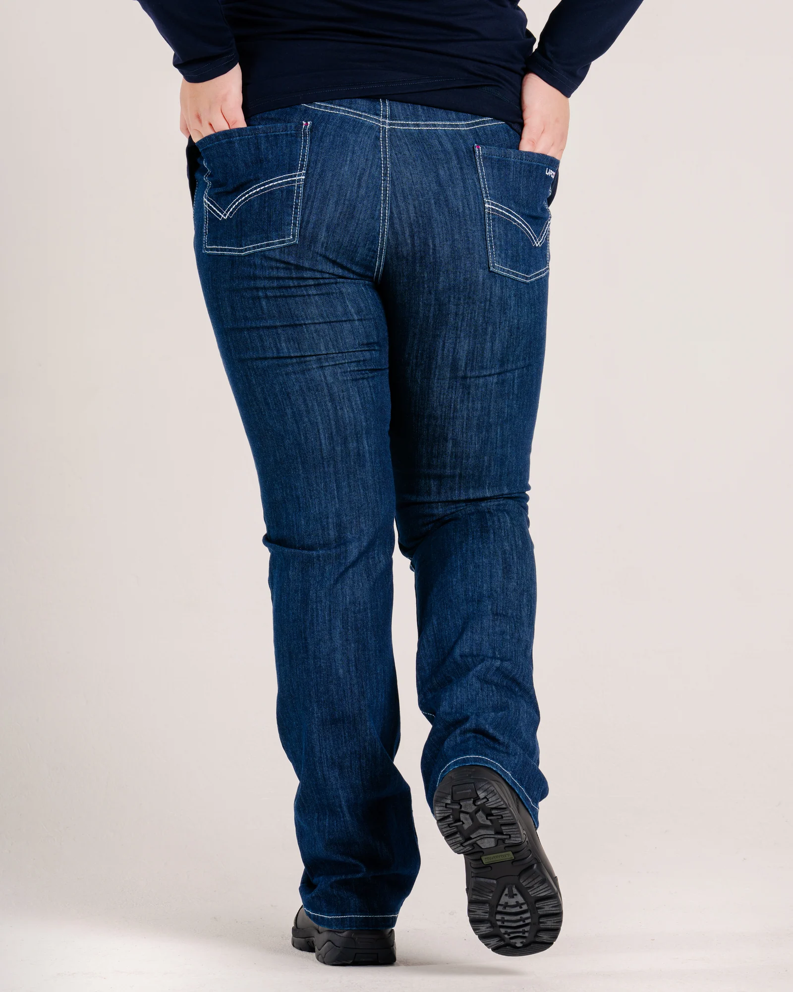Lapco Womens FR 11oz Comfort Stretch Jeans - Denim - L-PFRSD11M-