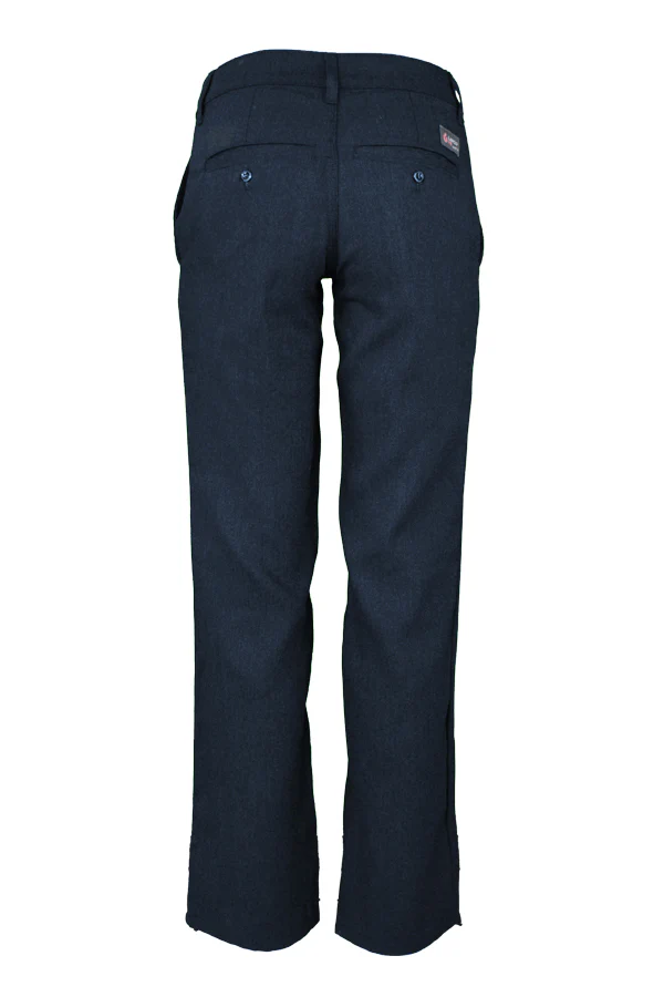 Lapco Womens FR 5oz TecaSafe One Inherent Uniform Pants - Denim Navy - L-PTCFR5DN-