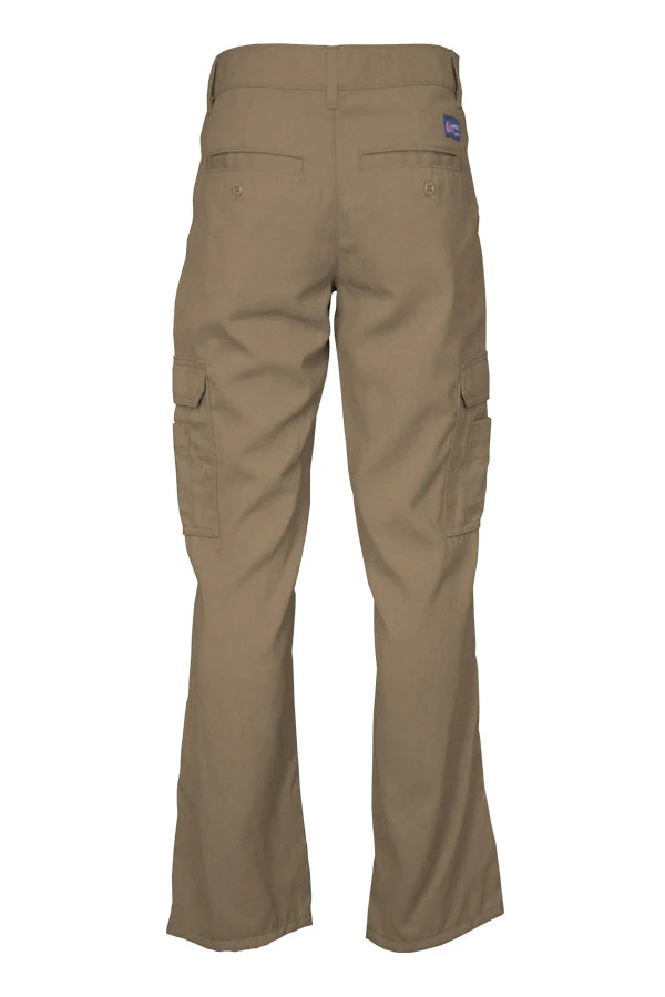 Lapco Women's FR DH 6.5 oz Cargo Pants - Khaki - L-PFRDHC6KH-