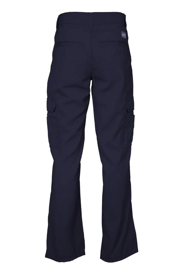 Lapco Womens FR DH 6.5 oz Cargo Pants - Navy - L-PFRDHC6NY-