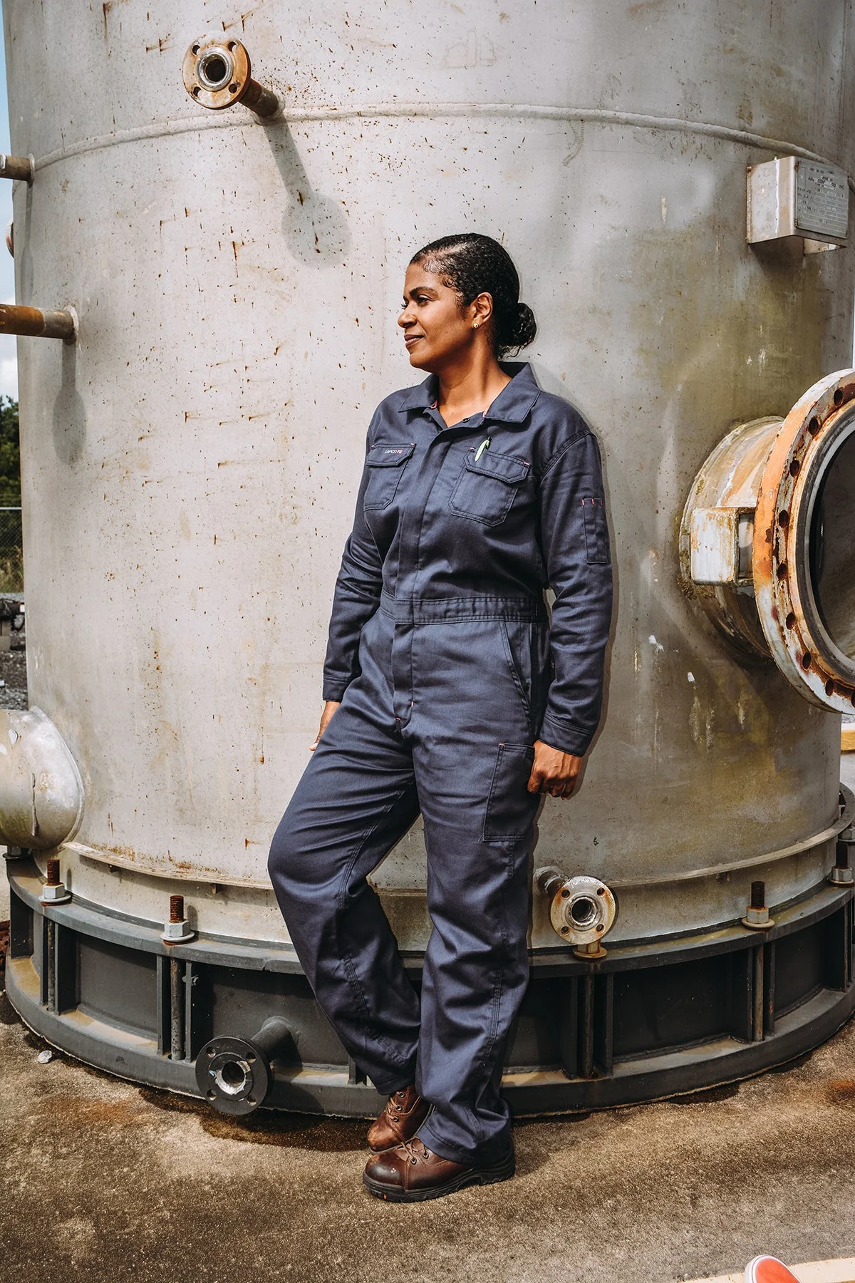 Lapco Womens FR Modern Coveralls - Gray - L-GOCD6GY-
