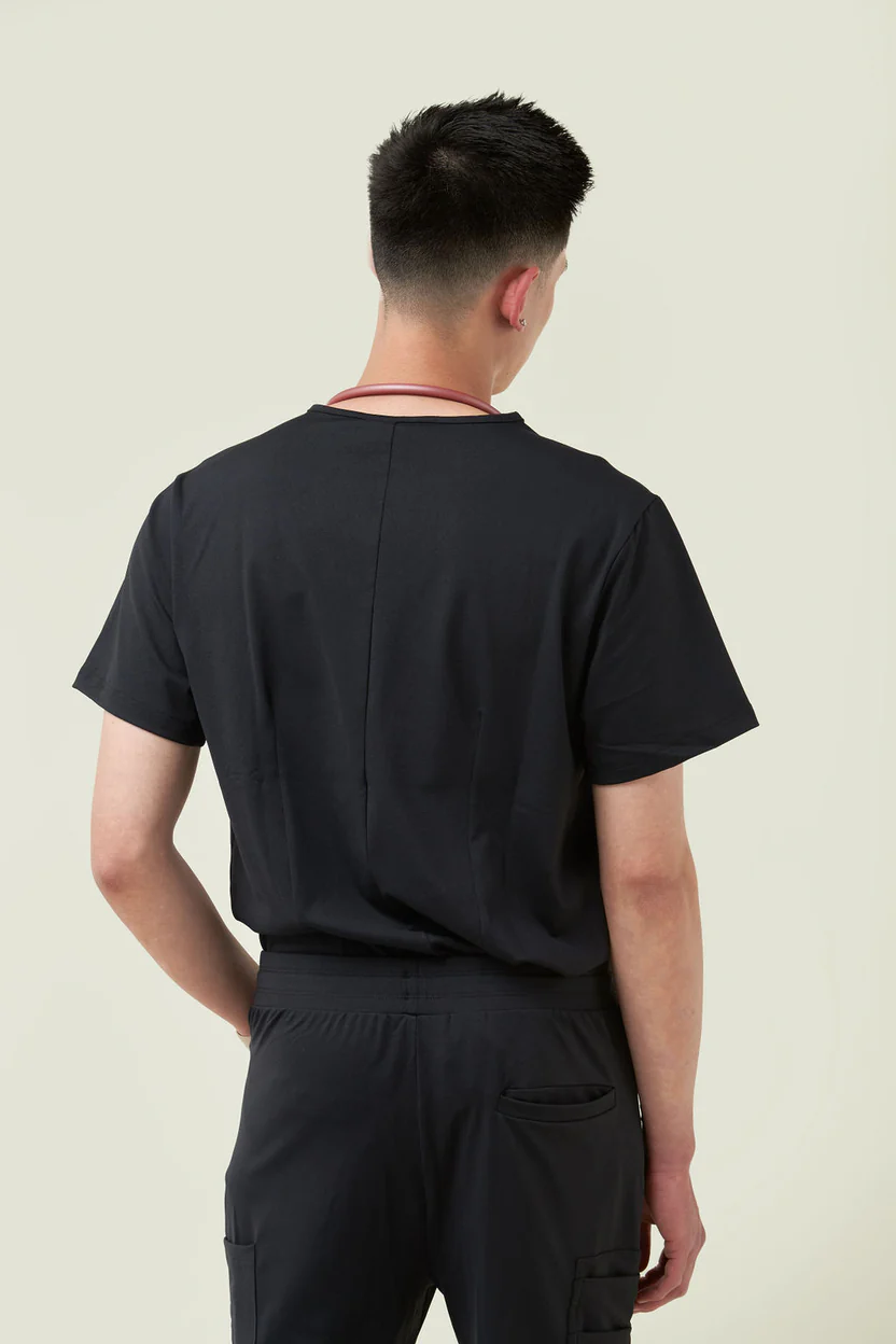 MakeItScope Men's Rubio 1-Pocket Top - Black - RUBIO1-CBK-