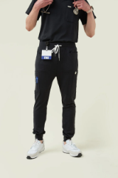 MakeItScope Mens Rubio 8-Pocket Jogger Pants - Black men,mens,boy,boys,pants,joggers,stretchy,elastic,waistband,loose,black