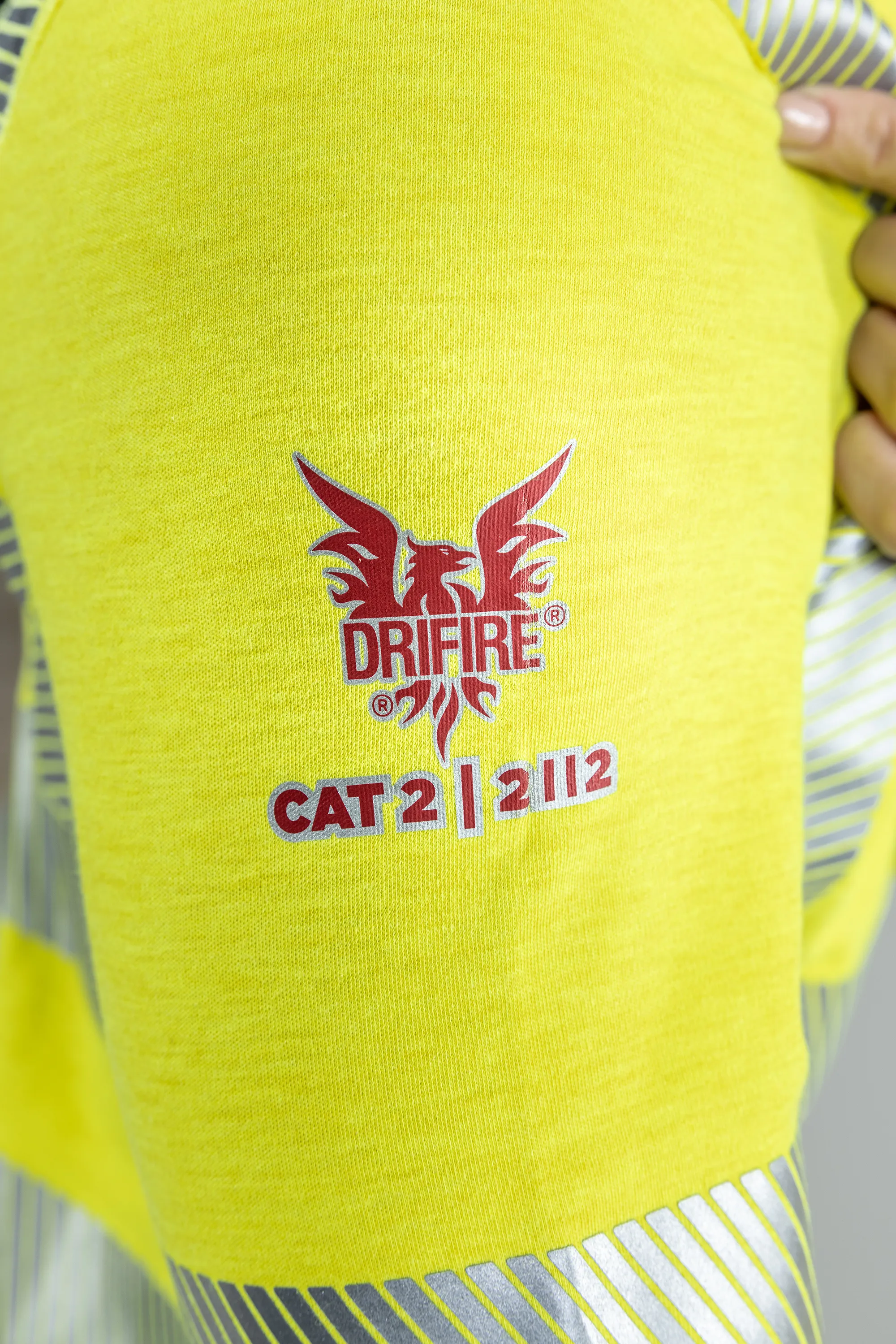 NSA Women's DRIFIRE FR Hi-Vis Dual Hazard Long Sleeve T-Shirt Class 3 - Fluorescent Yellow - TEEY2LSC3W-