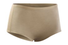 NSA Womens DRIFIRE PRIME Soft Compression Boy Shorts - Tan 