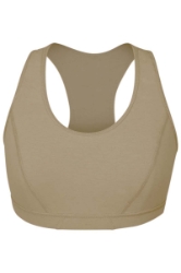 NSA Womens DRIFIRE PRIME Womens Soft Compression Sports Bra - Desert Sand 