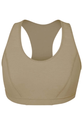 NSA Women's DRIFIRE PRIME Women's Soft Compression Sports Bra - Desert Sand