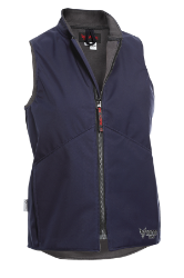 NSA Womens Drifire FR Fleece Lined Vest - Navy navy,navy blue,blue,fleece,jacket,coat,winterwear,outwear,navyjacket,bluejacket
