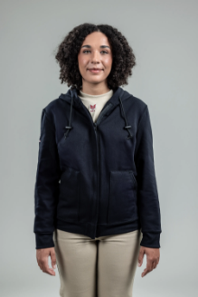 NSA Womens Drifire FR Heavyweight Zip Front Hoodie - Navy navy,navy blue,blue,fleece,jacket,coat,winterwear,outwear,navyjacket,bluejacket