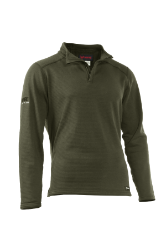 NSA Womens Drifire Power Grid FR 1/4 Zip Fleece - Olive Green green,forest green,olive green,fleece,jacket,coat,winterwear,outwear,green jacket