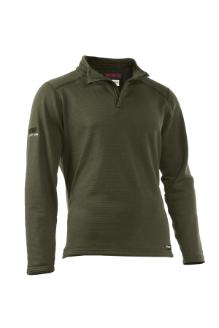 NSA Womens Drifire Power Grid FR 1/4 Zip Fleece - Olive Green green,forest green,olive green,fleece,jacket,coat,winterwear,outwear,green jacket