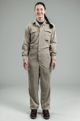 NSA Womens Drifire Tecgen FR Coverall - Tan tan,beige,khaki,coverall,overall,womens,ladies,blues