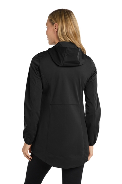 Port Authority Womens Active Hooded Soft Shell Jacket - Black - L719BK-